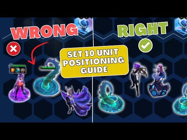 How to Position EVERY UNIT in TFT Set 10 (Challenger Guide)