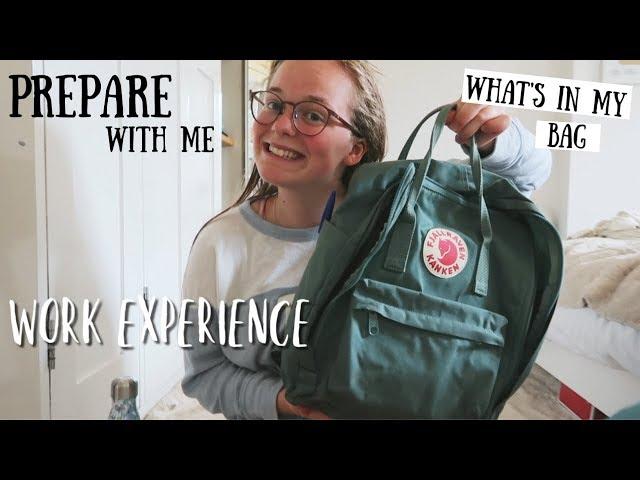 Preparing for Work Experience / What's in my Bag