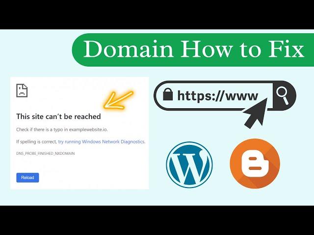 Blogger Custom Domain Not Working Without WWW | fix problem this site can't be reached