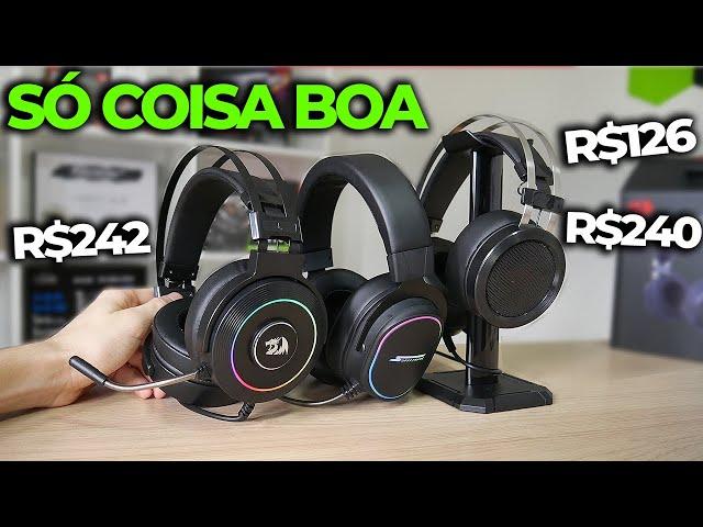 3 HEADSETS GAMER BARATOS PRA COMPRAR NA CRISE, SÓ PREÇO BACANA E BOA QUALIDADE! (2021)