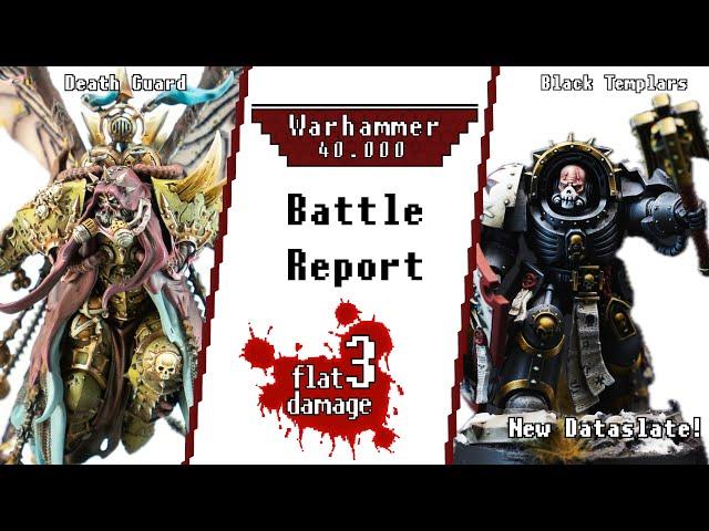 Death Guard vs. Black Templars - 2k Battle Report Warhammer 40K - *Neues Dataslate* - deutsch