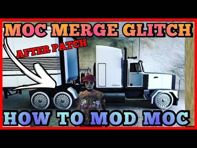 HOW TO MOD MOC GLITCH GTA 5  SOLO MOC MERGE GLITCH  MOBILE OPERATIONAL CENTRE 