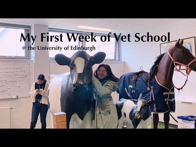 Vet School Vlog| My First Week of Vet School | Edinburgh U