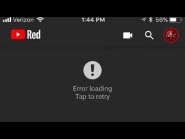 Fix YouTube error loading tap to retry on iPhone and iPad iOS 14 | Youtube not working on iPhone