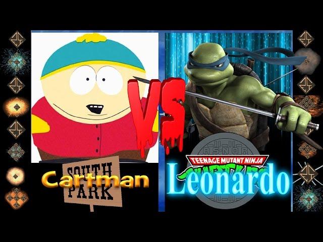 Eric Cartman (South Park) vs Leonardo (TMNT) - Ultimate Mugen Fight 2016