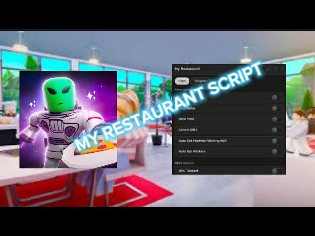 My restaurant script • auto farm • collect gift • fast workers