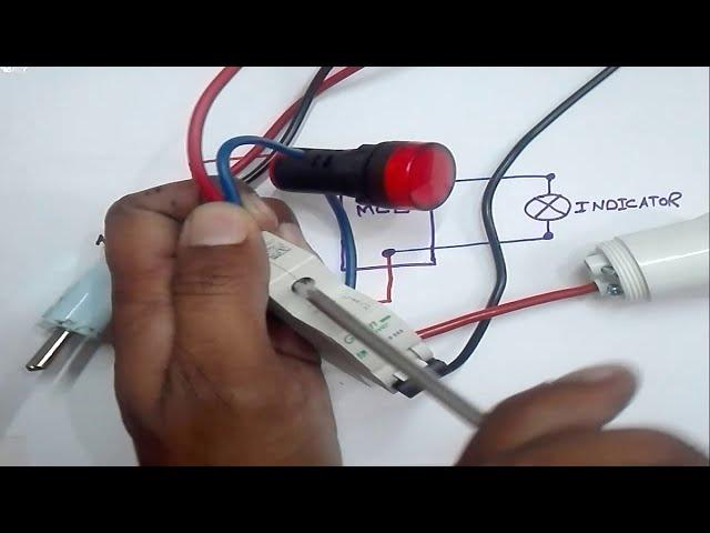 MCB Tripping Indicator Wiring Connection