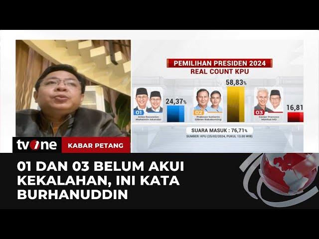 Pandangan Menarik Burhanuddin Terkait Real Count KPU | Kabar Petang tvOne