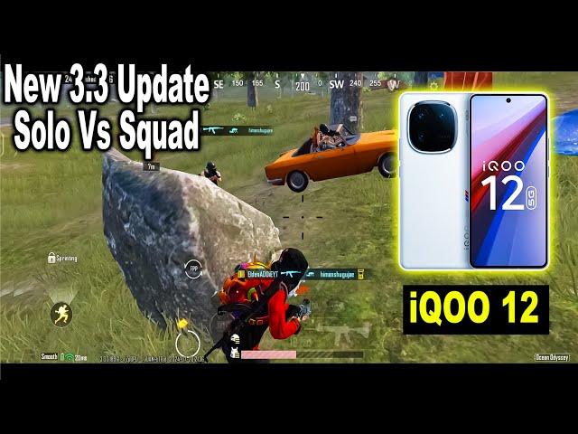 SOLO VS SQUAD || BGMI NEW UPDATE || BGMI GAMEPLAY || IQOO 12 #bgmi @addieytgamingg