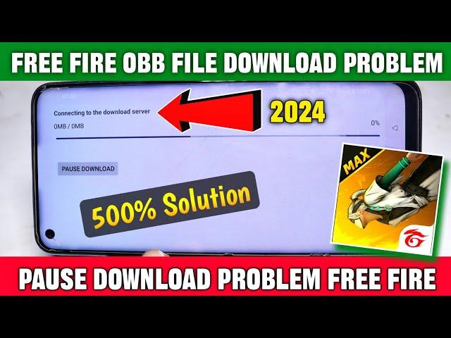 Free Fire Obb File Download Problem | Free Fire Pause Download Problem | Free Fire obb File Problem