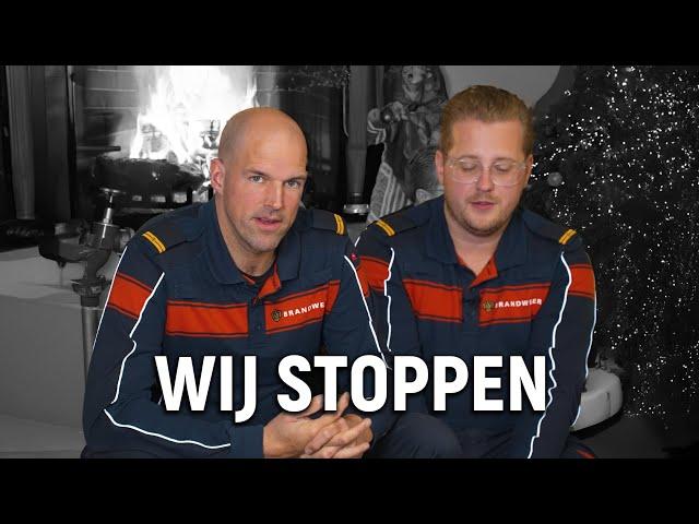 Wij stoppen..  - Brandweervloggers Rick & Richard | VLOG #57