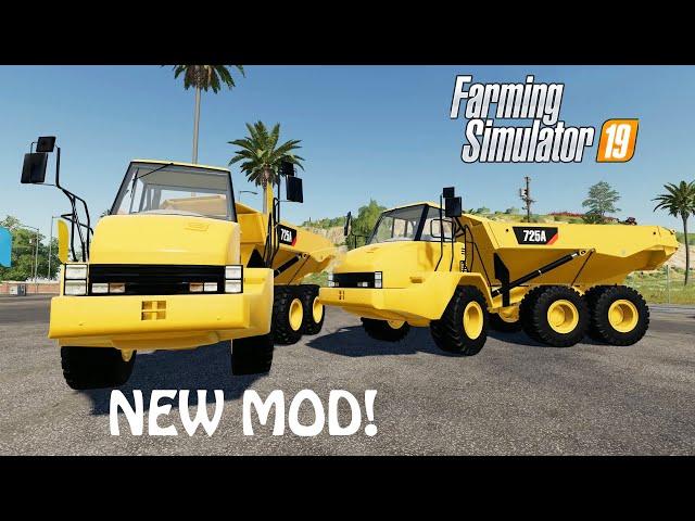 NEW DUMPER MOD in Farming Simulator 2019 | BRAND NEW CAT DUMPER | PS4 | Xbox One | PC