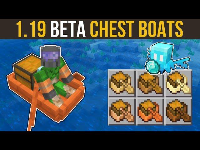 Minecraft 1.19 Boat With Chest & Allay Updated!