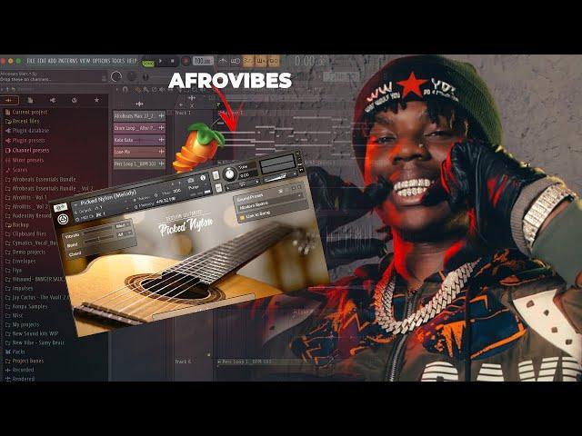 How To Make Guitar Afro Beats (Oxlade Omah Lay , Rema) | Fl Studio Tutorial