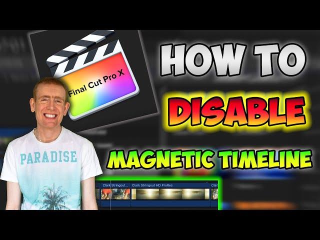 How To DISABLE THE MAGNETIC TIMELINE in Final Cut Pro X // It's MAGIC!