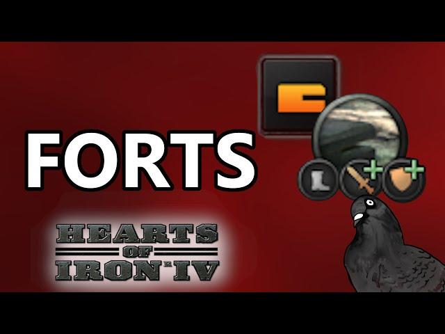 Reduce your enemies stats by over 100% - Forts in HOI4