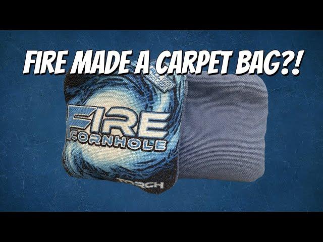 A New Carpet Bag Enters the Fray! // Fire Torch Cornhole Bag Review - Episode 25