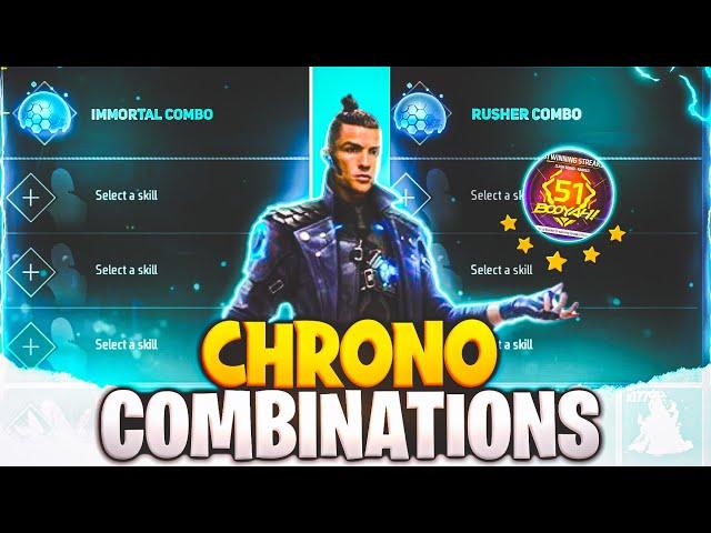 CHRONO CHARACTER BEST SKILL COMBINATIONS || BEST CHARACTER COMBINATION FOR CS RANK