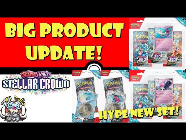 New Stellar Crown Products Officially Revealed! Hype New Set! Big Update! (Pokémon TCG News)