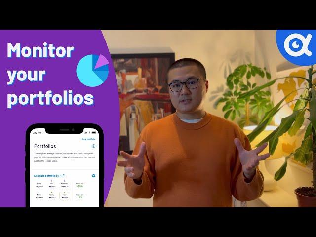 Tutorial #36 - Monitor your investments in one place: portfolios | Investing app for beginners