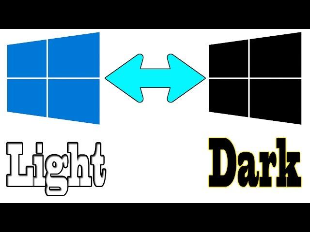 Switch To Light or Dark Mode in Windows 10 Without Activation