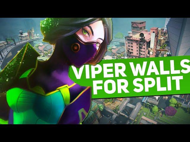 Expert Viper Guide to Attacking on Split | Essential Smoke and Wall Lineups | Valorant Guide