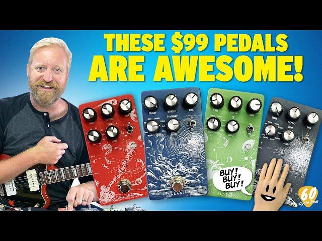 WILL ALABS PEDALS DISRUPT THE PEDAL MARKET? - $99 Delay, $99 Reverb, $99 Modulation & $109 Pitch