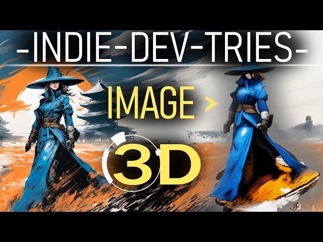 Indie-Dev Tries - IMAGE to 3D!