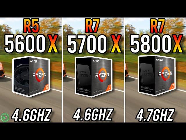 Ryzen 5 5600X vs Ryzen 7 5700X vs Ryzen 7 5800X - FPS Test