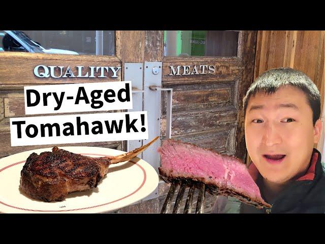 Is QUALITY MEATS NYC's Best Steak? Tomahawk Ribeye Review