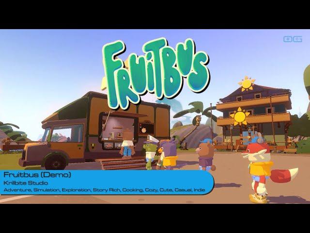 Fruitbus: Exploring the Gustum Archipelago - A Culinary Journey (Demo Gameplay)