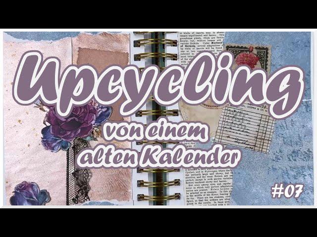 Kalender von Action || Upcycling || Restpapiere || Craft with me || #07