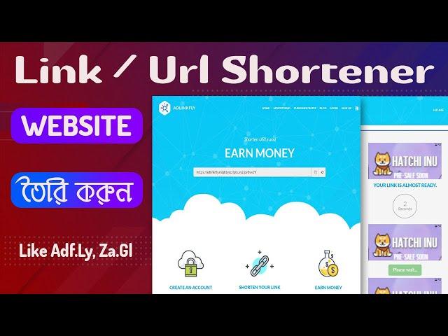 AdLinkFly Script - How to Create a Monetized URL Shortener Website Like Adf.ly, Za.GL Earn Money