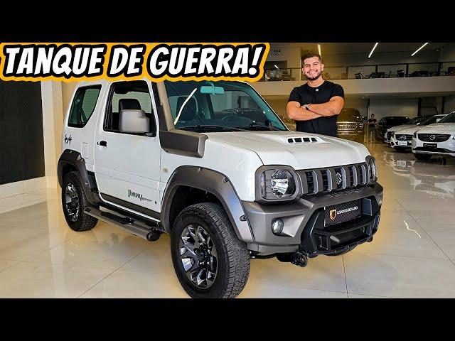 Suzuki Jimny 4Sport 2022 - Mais básico que CELTA, mais lento que FIESTA e mais apertado que KWID