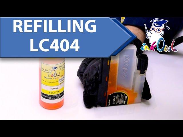 How to Refill BROTHER LC404 Ink Cartridges