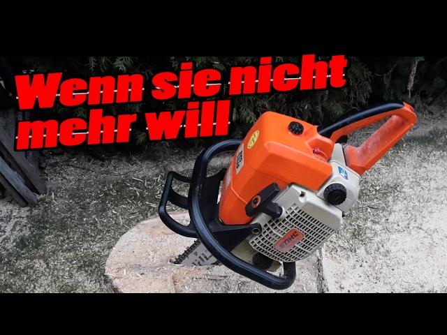 Stihl 029 / Motorsäge dreht nicht mehr sauber hoch - was tun