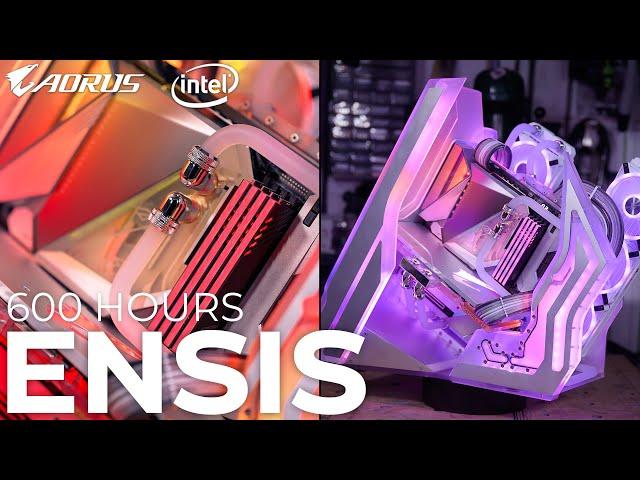 Project ENSIS | Building a Custom PC from SCRATCH for AORUS | 600 Hours in 30 Minutes