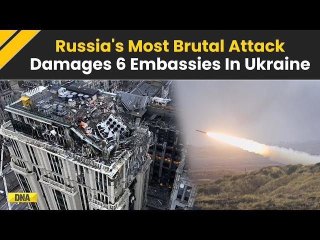 Russia Attacks Ukraine With Multiple Missiles, Damages Six Embassies In Kyiv | Russia Ukraine War