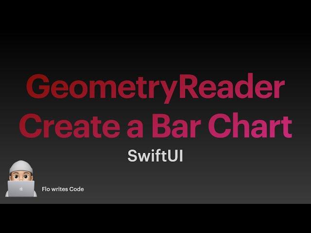 Using GeometryReader to Create an Animated Bar Chart in SwiftUI