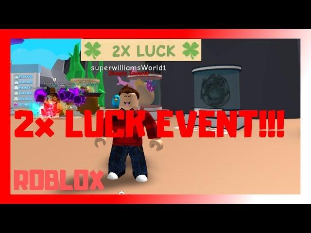  2x Luck Event!!! | Roblox Bubble Gum Simulator 