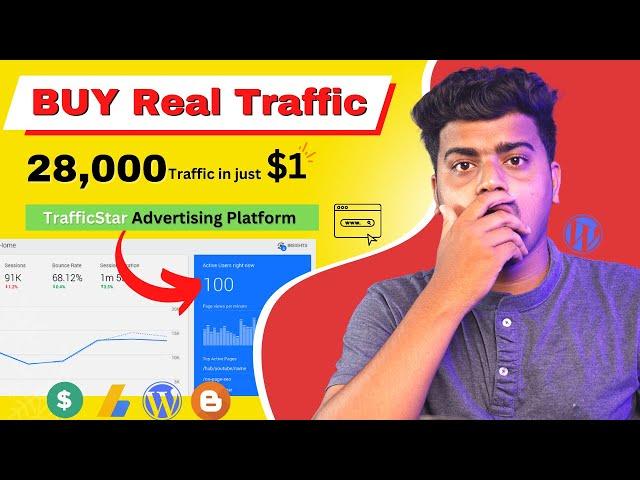 Get Cheap Website TrafficGet 28,000 Website Visitors In Just $1 | TrafficStar | AdSense Arbitrage