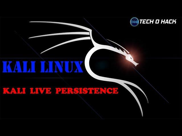 How to make Persistence Kali Linux Live USB Drive | Kali Linux Live on USB