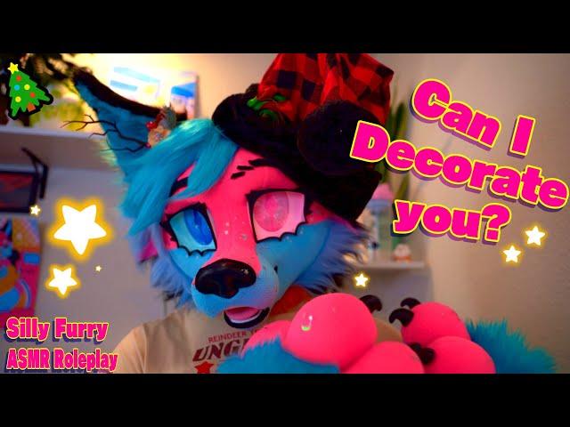 ~ Snuck Into Your Christmas Party ~ (Can I decorate you?) Furry ASMR Silly Roleplay + Spilling Tea