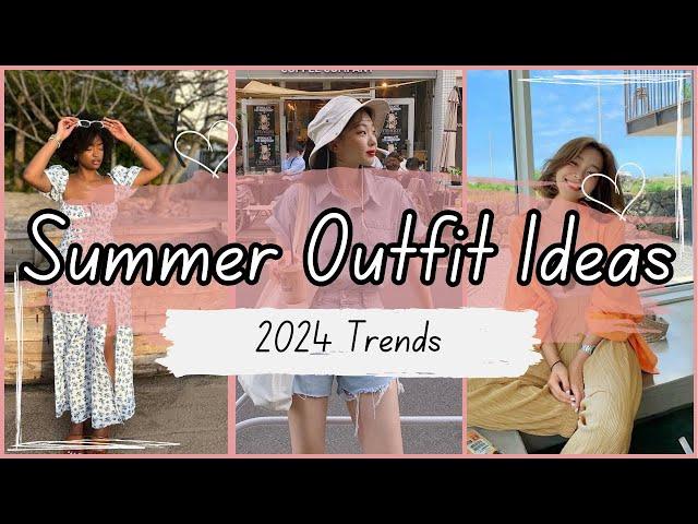 Summer Outfit Ideas | Pinterest Inspired | 2024 Trends | Aesthetic Video 