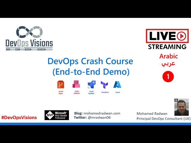 DevOps Crash Course (End-to-End Demo) Round (1) [Arabic]