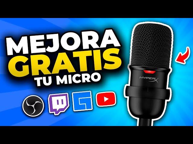 CÓMO MEJORAR EL AUDIO DE CUALQUIER MICRÓFONO EN OBS | Duodedos