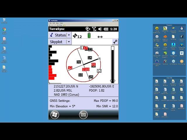 Trimble TerraSync Field Configuration and Data Collection