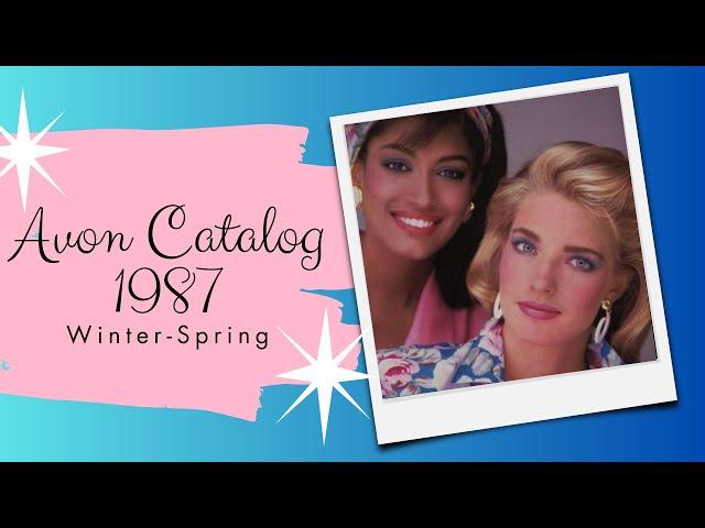 Vintage 1980s Avon Catalog - Winter-Spring 1987 - #1980s  #avon #vintageavon #eighties