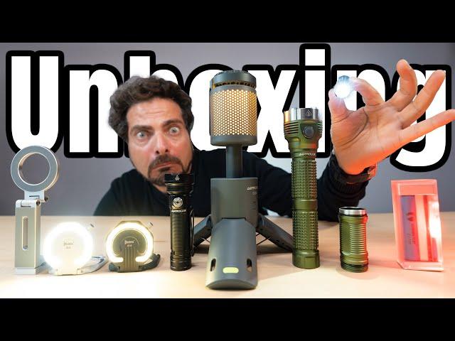 Unboxing delle Migliori Torce e Luci a Led a Basso Costo!