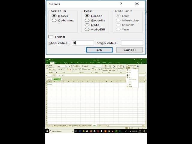 PART-13 way  Auto Fill Options button in Excel